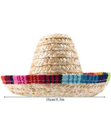 Shop Heepdd Dog Hat - Stylish Mini Straw Mexican Sombrero for Dogs & Cats | Perfect Sun Protection for Pets - Buy Online on GoSupps.com