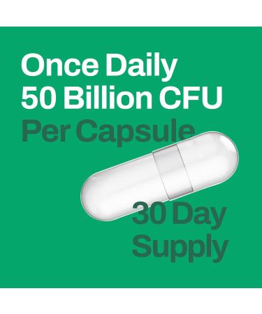 Vitasave Daily Probiotics Women 50 Billion CFU with 16 Diverse Strains | Gut, Immune & Health Support - 30 Vegan Non-GMO Gluten-Free Capsules | Promotes Microbiome & Bloating Relief - Buy Online on GoSupps.com