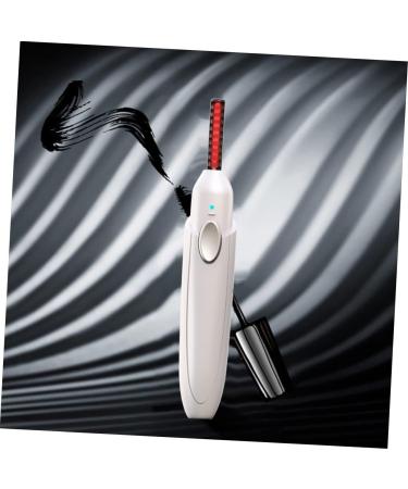 1 Set Eyelash Curler Eyelash Holder Makeup Tool Beauty Tool Electric Eyelash Curling Tool Heated Curler Clip Abs Portable White - Buy Online on GoSupps.com