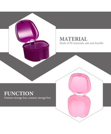 Buy TOVINANNA 6 STK Prosthesis Box Container for Cleaning & Soaking False Teeth - Portable Oral Care Box for Smile Direct Club Retainers - Buy Online on GoSupps.com
