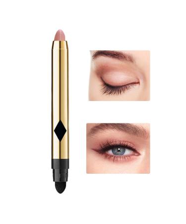 2-in-1 Pearlescent Eyeshadow Makeup Double-Ended Pearlescent Eye Shadow Sticks Pencil Crayon | Shimmer Cream Eye Shadow Pencil Crayon Eye Brightener Highlighter Eyeliner Crayon Make Up Aviere 10#