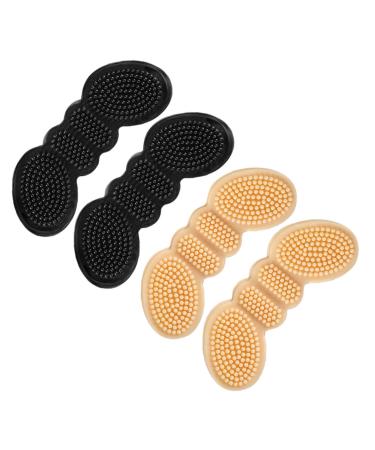 Beaupretty 4 Pairs Butterfly Follower Durable Heel Grips Shoe Heel Pads Adhesive Heel Pads Heel Protector Heel Inserts for Women Silicone Heel Cushions Adhesive Heel Cushions Supple Heel Grip As Shown 10X4CM