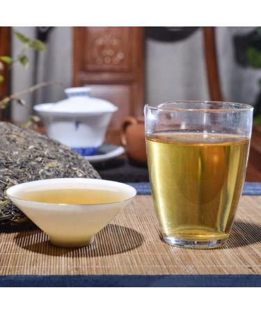 HELLOYOUNG 357g de galette de th Pu'er bio chinois du Yunnan Techniques traditionnelles sans additifs aliment vert arri re-go t sucr Th pu-erh Pu'er Tea - Buy Online on GoSupps.com