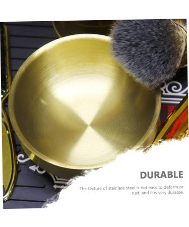 Minkissy 304 Stainless Steel Shaving Foam Shell Men's Wet Shaving Soap Container & Pot | Durable Metal Shaving Tools for International Delivery - Buy Online on GoSupps.com