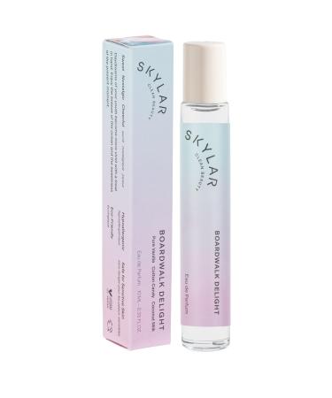 Skylar Boardwalk Delight Eau de Parfum - Hypoallergenic & Clean Perfume for Women & Men Vegan & Safe for Sensitive Skin - Notes of Cotton Candy Vanilla & Coconut Milk - 10mL /0.33 Fl oz