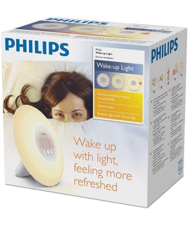 Philips HF3500/01 Light Therapy - Wake-Up Light Projector | Yellow LED Environment | International Shipping - Buy Online on GoSupps.com