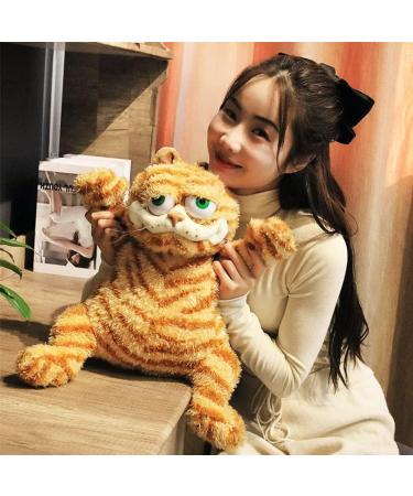 Fat Orange Cat Stuffed Animals Toy Lifelike Yellow Tabby Cat Kitty Toy Fat Orange Plush Tabby Cat Toy Lovely Fat Orange Cat Kitty Plushies Dolls Pillows for Kids Children Xmas Birthday Gift (11.8inch - Buy Online on GoSupps.com