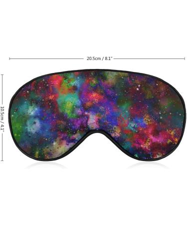 Galaxy Space Nebula Star Sleep Mask for Women | Adjustable Eye Shades & Elastic Strap - Buy Online on GoSupps.com