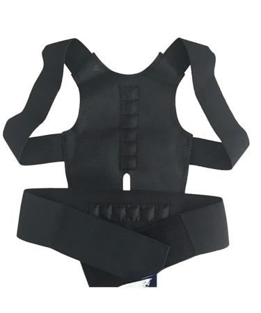Adjustable Posture Back Brace Support Belt Lumbar Waist Shoulder Corset Spine Support Posture Correction Back Support Bk XXL - Buy Online on GoSupps.com
