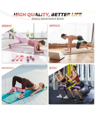 AiScrofa Resistance Bands for Legs and Butt Resistance Bands Set Workout Bands Fitness Bands Exercise Bands Booty Loops Bands Stretch Resistance Band Anti Slip Elastic - Buy Online on GoSupps.com