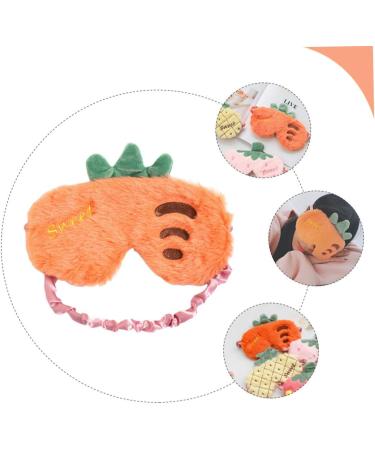 Buy Healeved Carrot Eye Mask - Cute Soft Plush Blindfold for Sleep Travel & Easter - Cartoon Nurses Hat Design - 1 Count - Buy Online on GoSupps.com