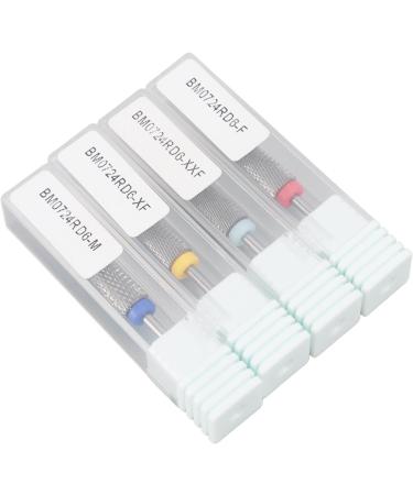 4 Pieces Tungsten Steel Nail Drill Bits Set Manicure Electric Grinder Accessory for Polishing and Grinding Nails - Buy Online on GoSupps.com