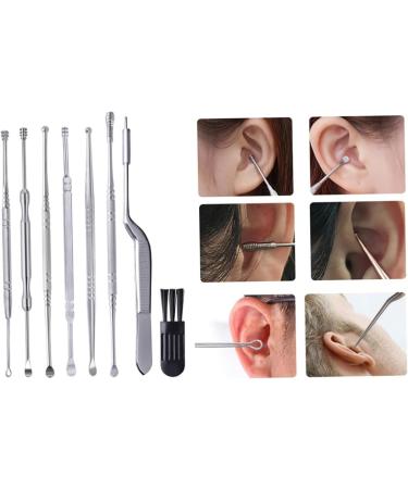 OUNONA 1Set Ear Cleaning Kit Ear Tool for Safe Ear Wax Removal Ergonomic Design for Comfort Ear Care Family and Friends - Buy Online on GoSupps.com