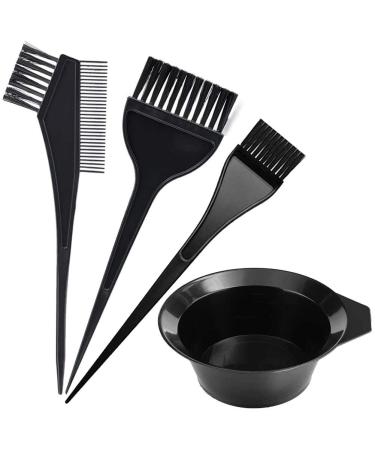 A1SONIC Hair Dye Brush Set with Bowl and Brush (4-piece) 4-piece hair dye brush set