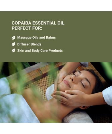 Copaiba Essential Oil - Direct from Amazon Jungle Essential Oils Brazil - Steam Distilled - Aceite de Copaiba for Aromatherapy, Massage, Diffuser, DIY Candle and Soap Making - 15ml Copaiba 0.5 Fl Oz (Pack of 1) - Buy Online on GoSupps.com
