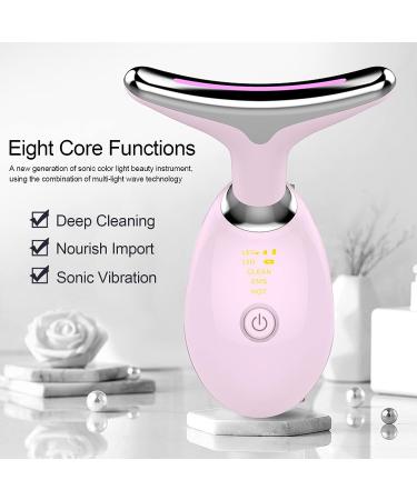 Commodore Red Light Face Lift Device | Skin Beauty & Neck Therapy | Portable Electric Massager - Pink - Buy Online on GoSupps.com