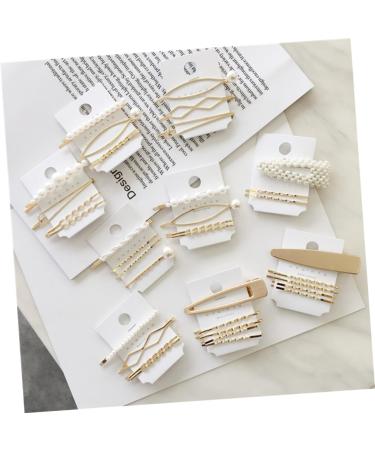 Ipetboom Set Pearl Metal Hair Clips Crystal Hair Barrettes Pearl Hair Clip Bridal Hair Clip Korean Fashion Hair Clip Fashion Hair Clips Bobby Hair Pin Manual Bride Side Clip - Buy Online on GoSupps.com
