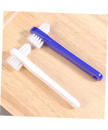 Beaupretty Double Head Toothbrush for Prostheses - 4 Pack Cleaning Brush for Artificial Teeth - Buy Online on GoSupps.com