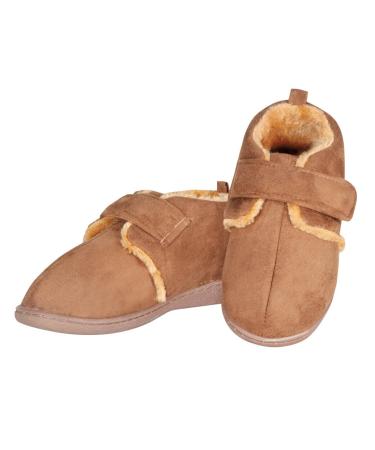 Dream Products Diabetic Comfort Slippers Ladies X-Large Tan