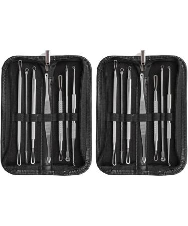 HAPINARY 14 Pcs Extractor Tools Blackhead Extractor Blackhead Removal Tool Comedone Extractor Silver - Buy Online on GoSupps.com