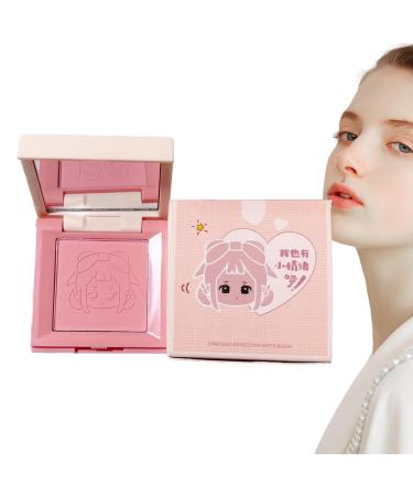 Makeup Blush Blush for Cheeks Cream Blush Palette Matte | Cute Girl Emoticon Lightweight and Blendable Face Blushes Creamy & Blendable Color Radiant Glow Natural Skin Tones Kagrote 3