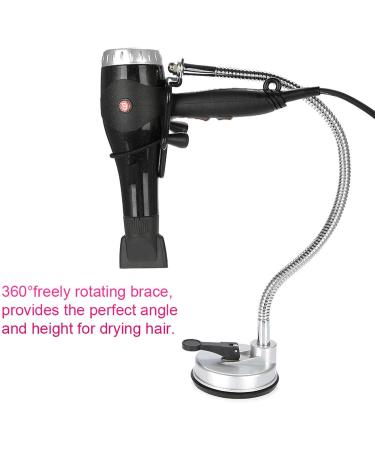 KUIKUI Hands-Free Hair Dryer Wall Holder with 360 Degree Rotation and Strong Suction Cup - Buy Online on GoSupps.com