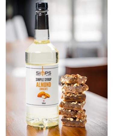 Simps Modern Beverage Almond Syrup Coffe Syrup 946 mL - Buy Online on GoSupps.com