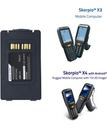 BT-0016 5200mAh Replacement Battery for Datalogic Skorpio X3/X4 | International Shipping Available - Buy Online on GoSupps.com