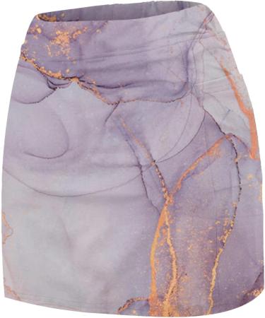 iOoppek Women's Solid Color Mid Waist Yoga Skirt with Pockets - Skin Tight Pink S | International Shipping Available - Buy Online on GoSupps.com