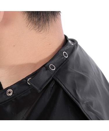 Buy Anti-Static Black Salon Barber Cape - Waterproof Hair Cutting Apron for Adults | International Shipping - Buy Online on GoSupps.com