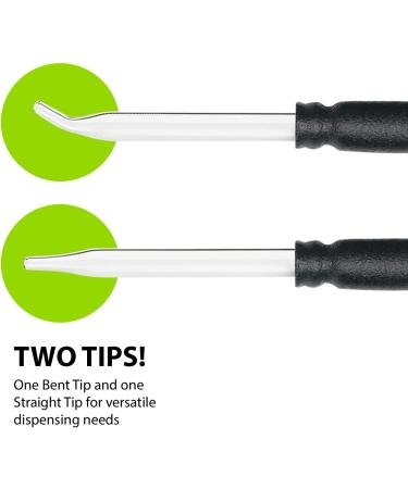 EZY DOSE Flents Straight & Bent Tip Medicine Droppers - Transparent & Black (2 Count) - Buy Online on GoSupps.com