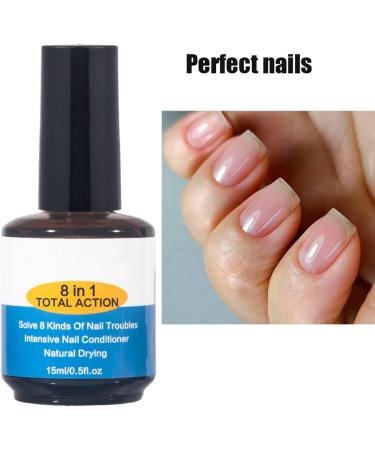 ASMAYSA Nail Strengthening Treatment-Nail Therapy-8 in 1 Total Action Concentrated Hardening & Strengthening Polish Nail Serum Nail Growth Activator Nail Repair Weak Thin Soft Peeling Nails - Buy Online on GoSupps.com