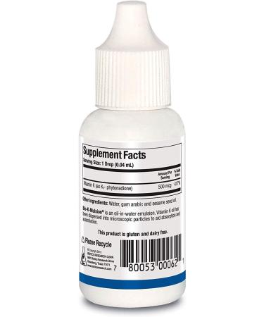 Biotics Research Bio-K-Mulsion 1oz | High-Quality Vitamin K Supplement - Buy Online on GoSupps.com