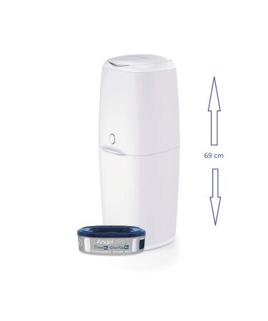 Angelcare Diaper Pail Classic XL - 69cm Height with 4 Refill Cassettes | International Shipping Available - Buy Online on GoSupps.com