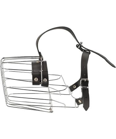 Dingo Metal Muzzle No. 15 - Adjustable Wire Dog Muzzle for Training Comfort & Craft - Perfect for Large Schnauzers | International Shipping - Buy Online on GoSupps.com