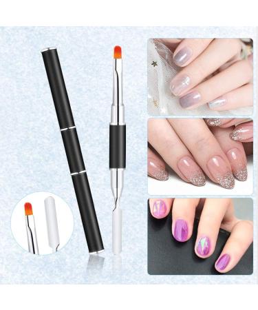 Dual-Ended Polygel Brush & Picker | 2-in-1 Nail Tool for Gel Manicure & Acrylic Extensions - Buy Online on GoSupps.com