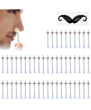 Nasal wax applicators 50 pieces of nose growth nasal hair wax Applicator waxing sticks Applicators for nostril cleaning and nasal hair removal available for men and women