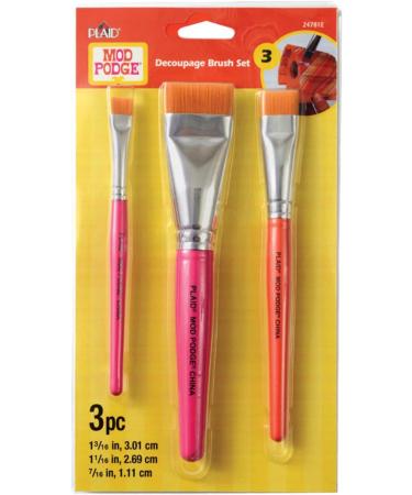 3PC Decoupage Brush Set for Crafting & Art Projects - Buy Online on GoSupps.com