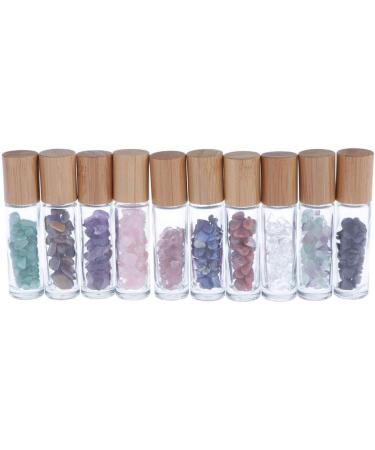Buy BARENX 10pcs 10ml Empty Essential Oil Perfume Roller Ball Bottles - Refillable Pipette for Travel & DIY | International Shipping Available - Buy Online on GoSupps.com