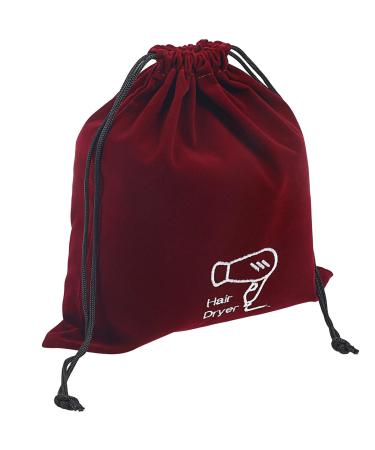 PATKAW Hair Dryer Bag Drawstring - Blow Dryer Bag Hair Dryer Bag Drawstring Pouch Hair Dryer Storage Bag - Travel Bag Ideal for Home Hotel Guest Room (10.4 x 11.8)
