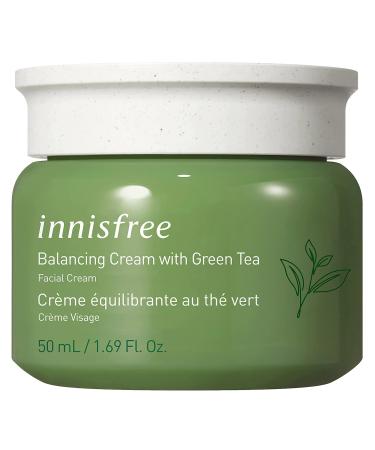 innisfree Green Tea Moisture Balancing Cream Hydrating Face Moisturizer