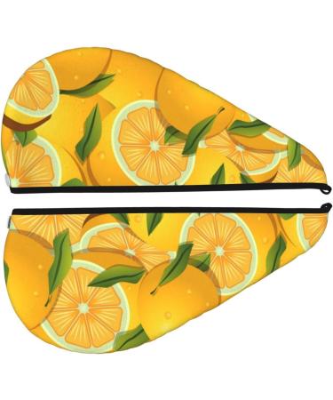 Yellow Limes Microfiber Hair Towel Wrap - Soft Super Absorbent Coral Velvet Quick Drying Cap for Long Curly & Thick Hair - Buy Online on GoSupps.com