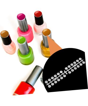 DOITOOL 8 Sets Nail Display Board Mini Nail Display Round Nail Color Plates Nail Color Display Chart Nail Tip Color Plate Nail Art Display Chart Nail Sticks 3d Plastic Template Manicure - Buy Online on GoSupps.com