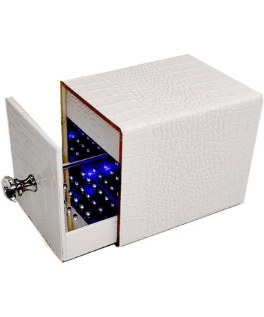 Fairnull Manicure Drill Organizer with Integrated LED - White | Perfect Storage for Nail Drills | International Shipping Available - Buy Online on GoSupps.com