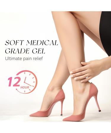 Metatarsal Pads & Ball of Foot Cushions - 6 Pairs Non-Slip High Heel Inserts for All-Day Comfort & Pain Relief - One Size Fits All - Buy Online on GoSupps.com