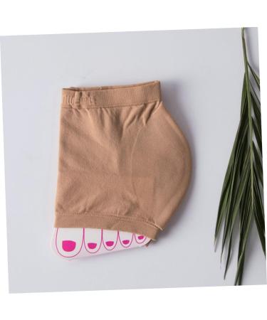 FRCOLOR Shoe Insoles Gel Plantar Fascitis Socks Breathable Socks Open Toe Socks Heel Moisturizing Heel Protectors Heel Socks Repair Protective Agent Nylon Socks Gel Heel Sleeve - Buy Online on GoSupps.com