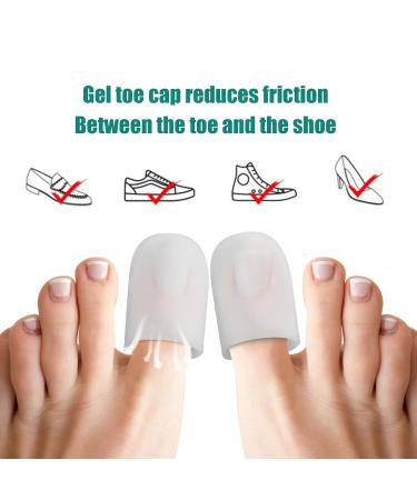 12 PCS Soft Gel Toe Protector for Toe Pain Relief - Silicone Toe Caps for Running and Walking - Toe Guards for Men and Women - Buy Online on GoSupps.com