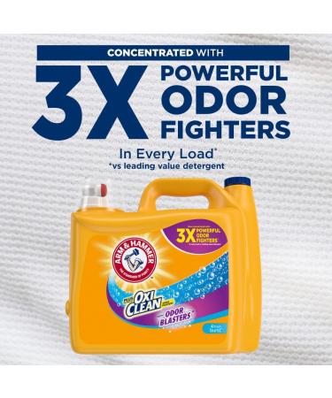 Arm & Hammer Plus OxiClean Odor Blasters Liquid Laundry Detergent - Fresh Burst 128 Loads (166.5 Fl Oz) - Shop Internationally - Buy Online on GoSupps.com