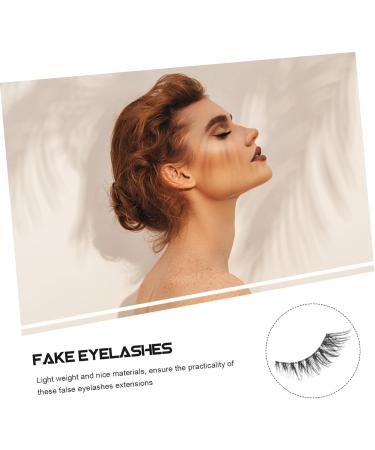 Beaupretty 5 Pairs fake eyelashes false lashes false eyelash bulk lashes eyelashes natural look eye lashes bulk lash strips lashes in bulk lashes bulk make up artificial fiber extend - Buy Online on GoSupps.com