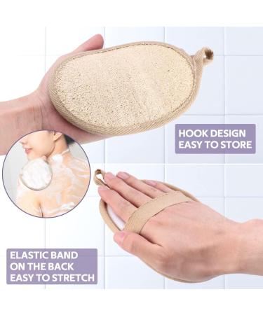 African Net Sponge Bath Set - 2 Piece Spa Body Shower Loofah Sponge for Exfoliating Daily Back Body Scrub - Buy Online on GoSupps.com